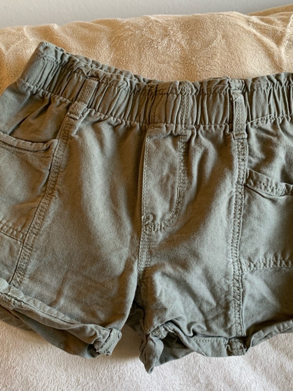 Carter's Olive Green Pull-On Kids Shorts